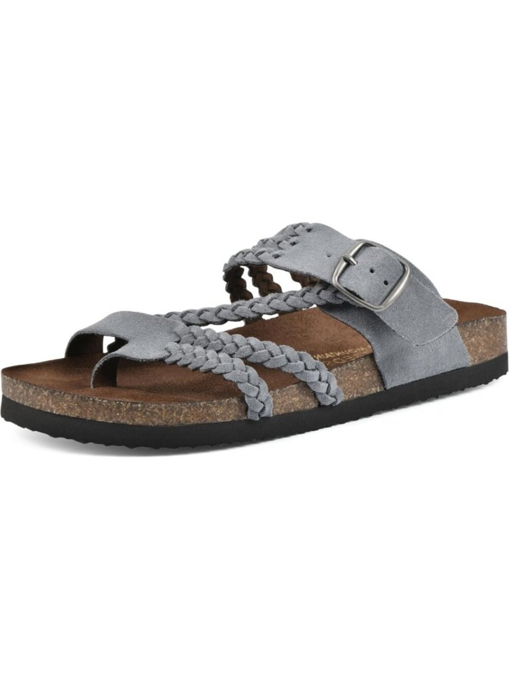 Stylish Women's Braided Footbed Sandals - Comfortable Summer Casual Footwear